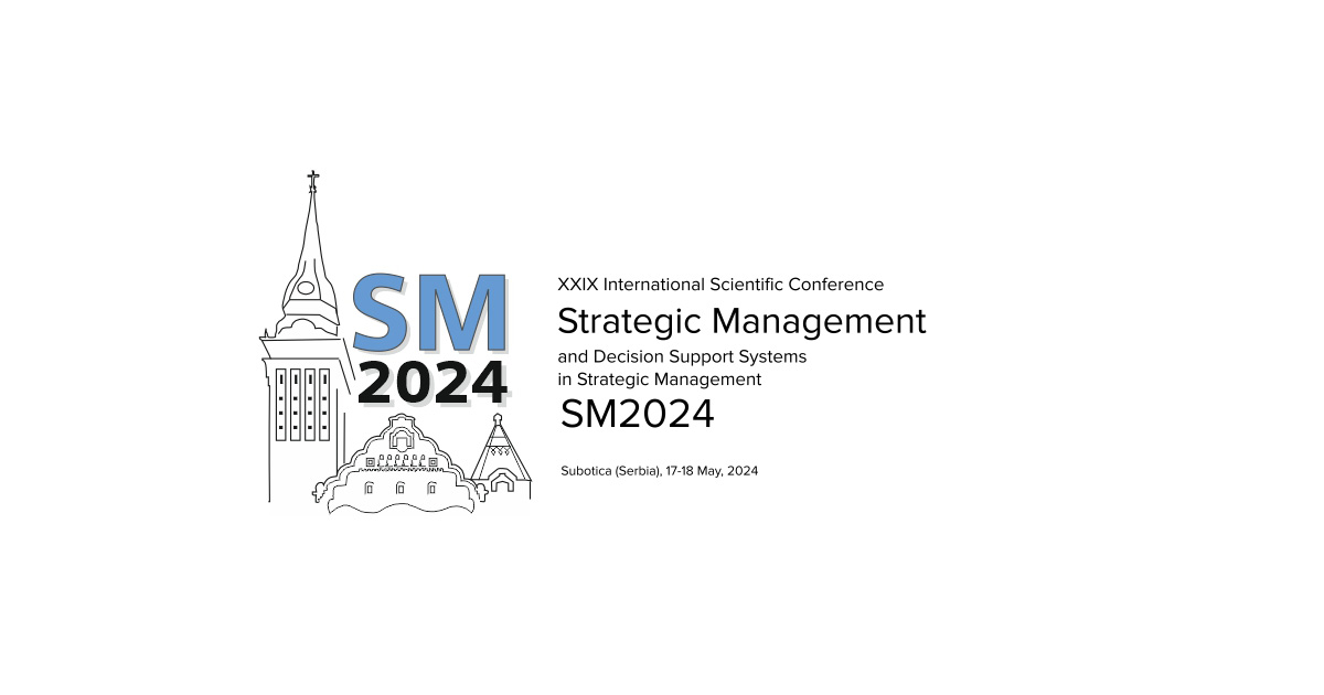 XXIX International Scientific Conference Strategic Management And   Logo Sm2024 Fb 